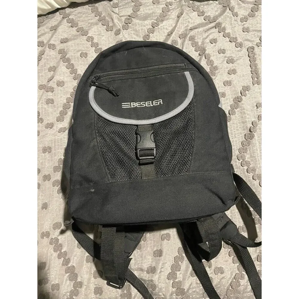 Beseler Camera‎ Backpack Black Padded Pockets Flexible Lens Compartments